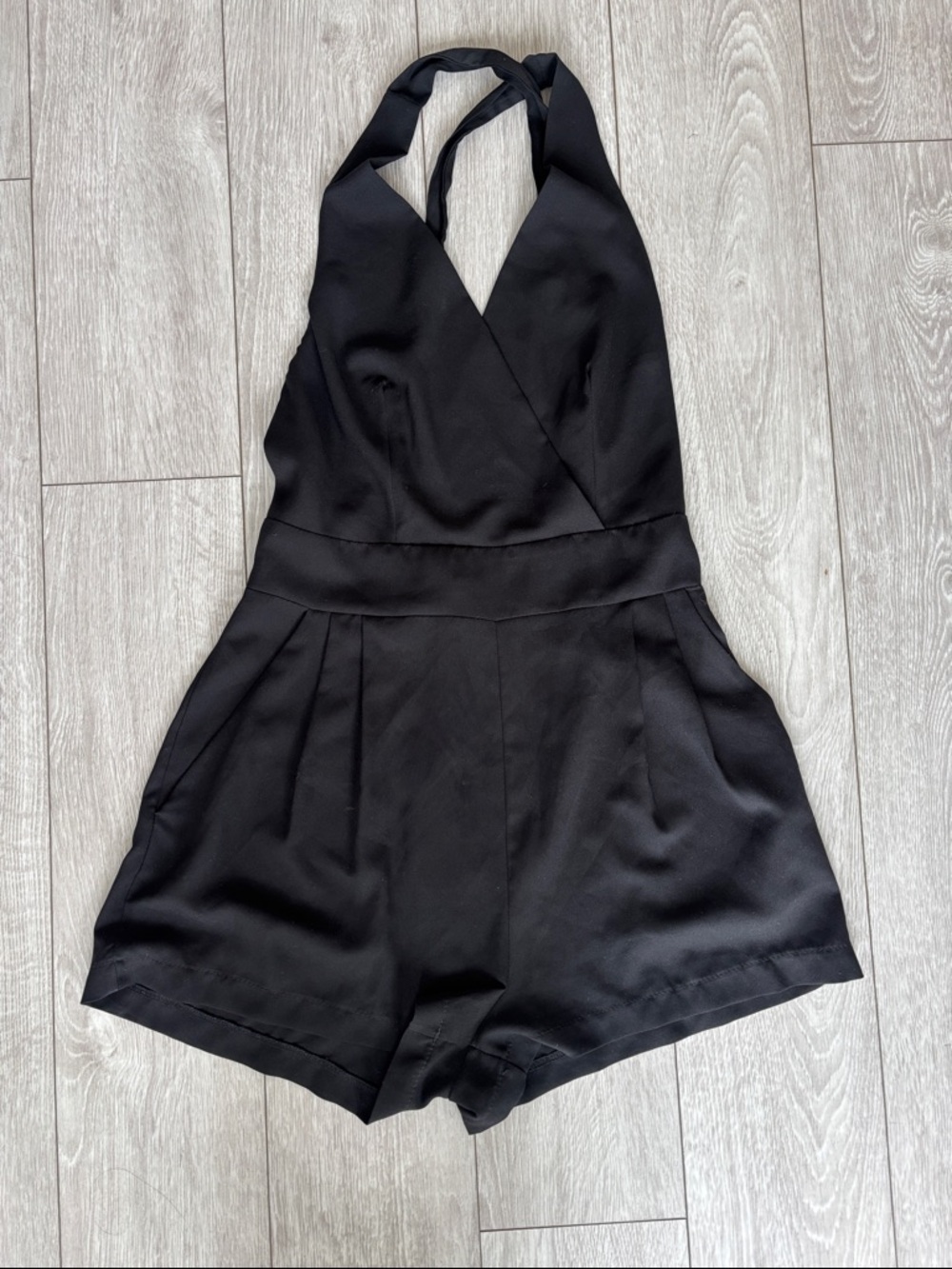 Revolve Black jumpsuit with Halter Neckline